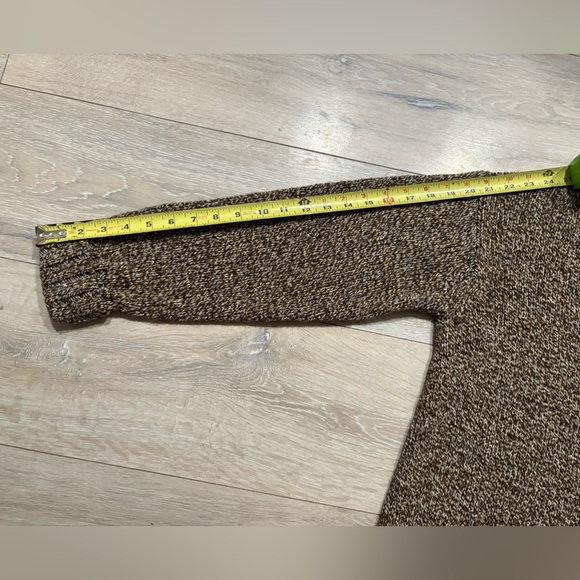 Carolyn Taylor Wool Blend Sweater – Brown Marled Knit – Size Medium - Picture 6 of 6